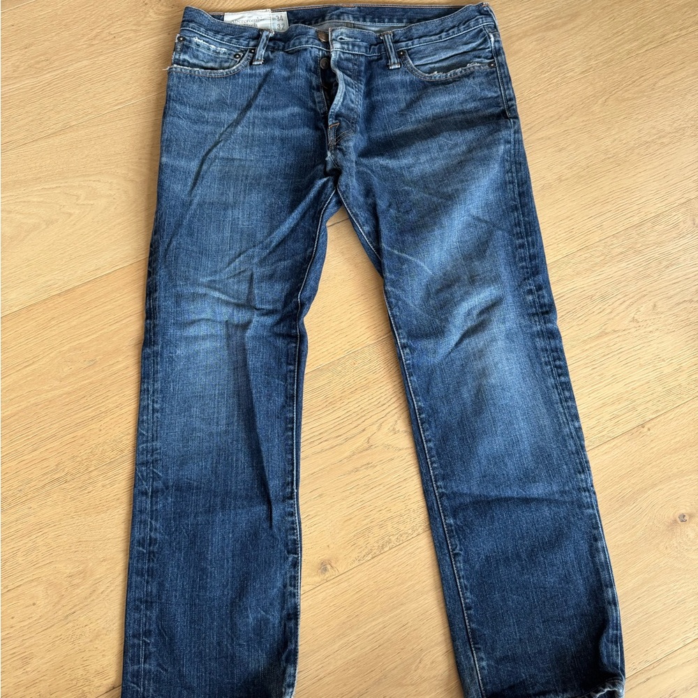 Abercrombie & Fitch Blue 34x32 Jeans